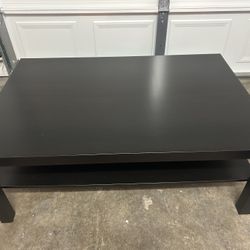 Black IKEA Coffee Table