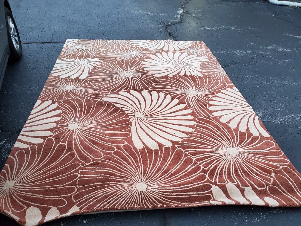 Large heavy decorative carpet