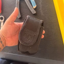 Occidental phone pouch