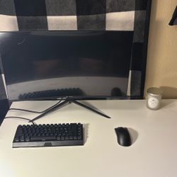Monitor, Razer Snap Tap Keyboard And Mouse