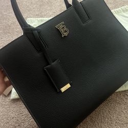 burberry black mini bag