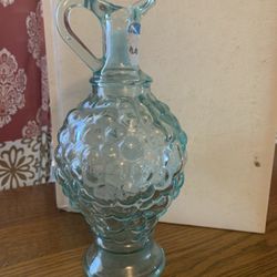 Vetrerie Etrusca Glass Grape Cluster Cruet