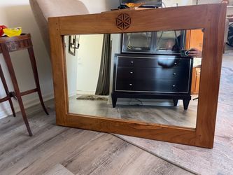 Solid wood Mirror