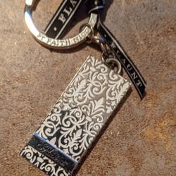 Faith Nichole Key Chain With Bling Down Sides