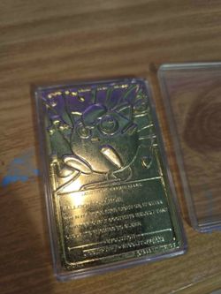 Golden Pokémon Card