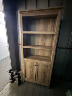 Wooden book shelf / cabinet