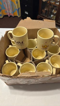 Rare Nectarine Hot Apple Cider limited promotional Coffee Cup