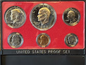 1973 S  U. S. Mint Proof Set 6 Proof Coins