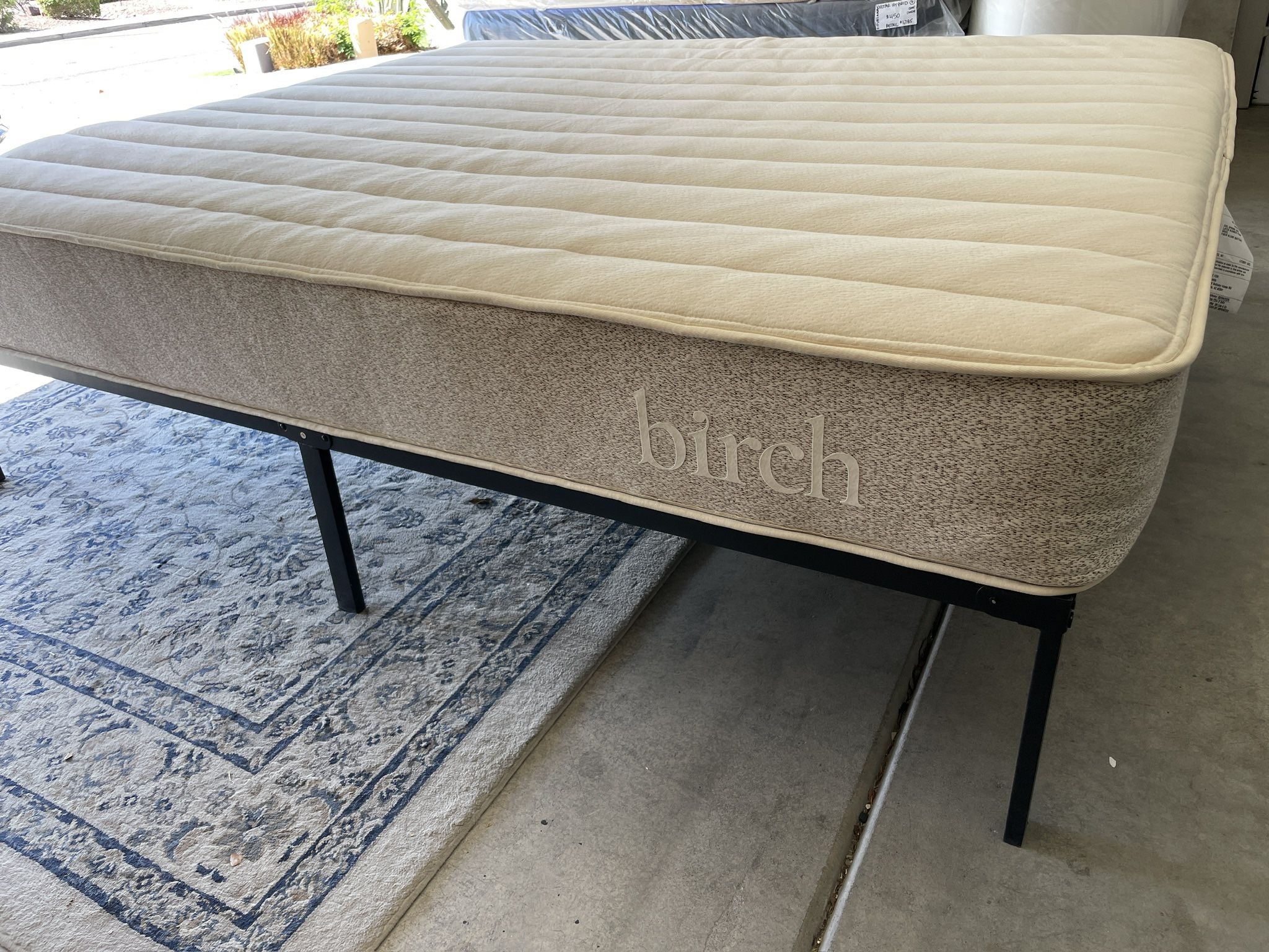 Organic King Helix Birch Mattress And Foundation
