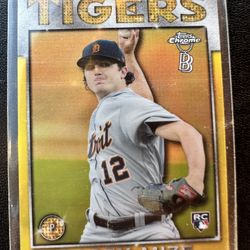 Casey Mize 17/50 Gold Refractor Ben Baller Edition #86TB-13