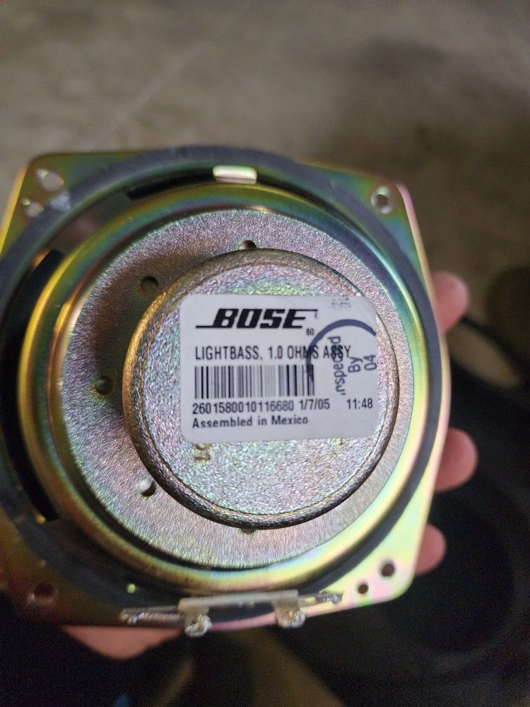 BOSE SUBWOOFER SPEAKERS DRIVERS + ENCLOSURE BOX