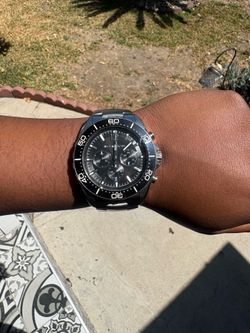 44mm Men’s Michael Kors watch silver/black
