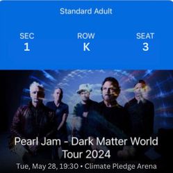 Pearl Jam Tickets | Tue May 28