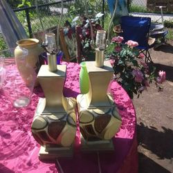 MATCHING LAMPS $50 FINAL PRICE SAME DAY SHIPPING 