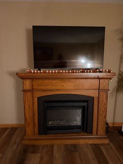 Solid Wood Mantel Fireplace