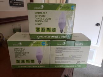 Bioluz LED Bulbs (Candelabra Base)