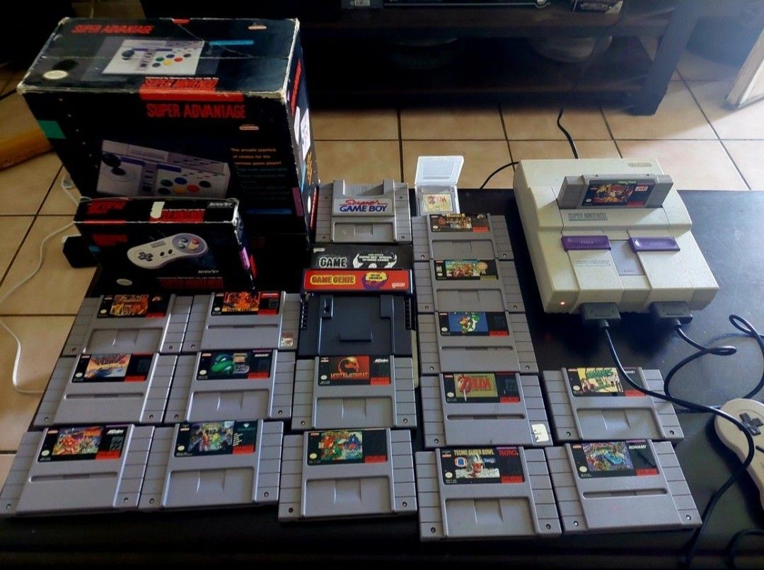 Super Nintendo Video Game Bundle