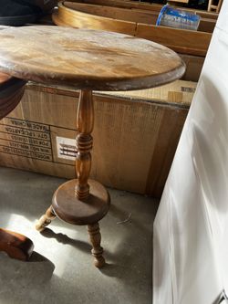 Wood End Table