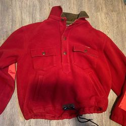 Vintage Red Polo Sport Fleece 