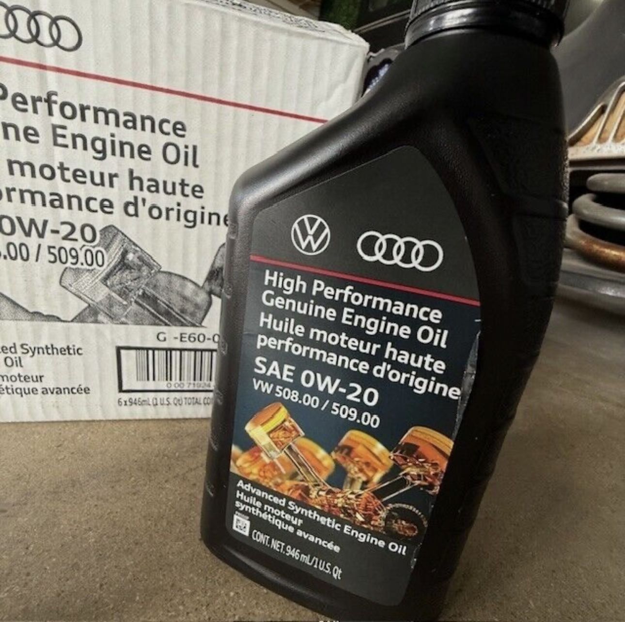 VW/AUDI Engine oil 0W-20
