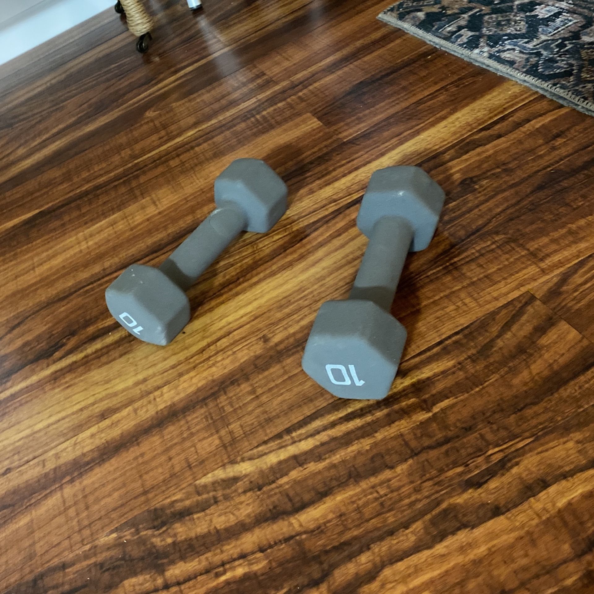 set of 10lbs dumbbell
