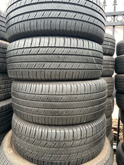 Vendo un set de llantas usadas 205/55r16 Michelin en buenas condiciones