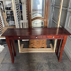 Solid wood mahogany console/ entryway / foyer / sofa  table