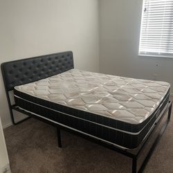 Queen Bed & Mattress For Sale