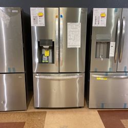 Stainless Steel New Bottom Freezer Refrigerator‼️‼️