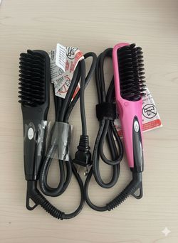 2 head candy Straightener Brushes 