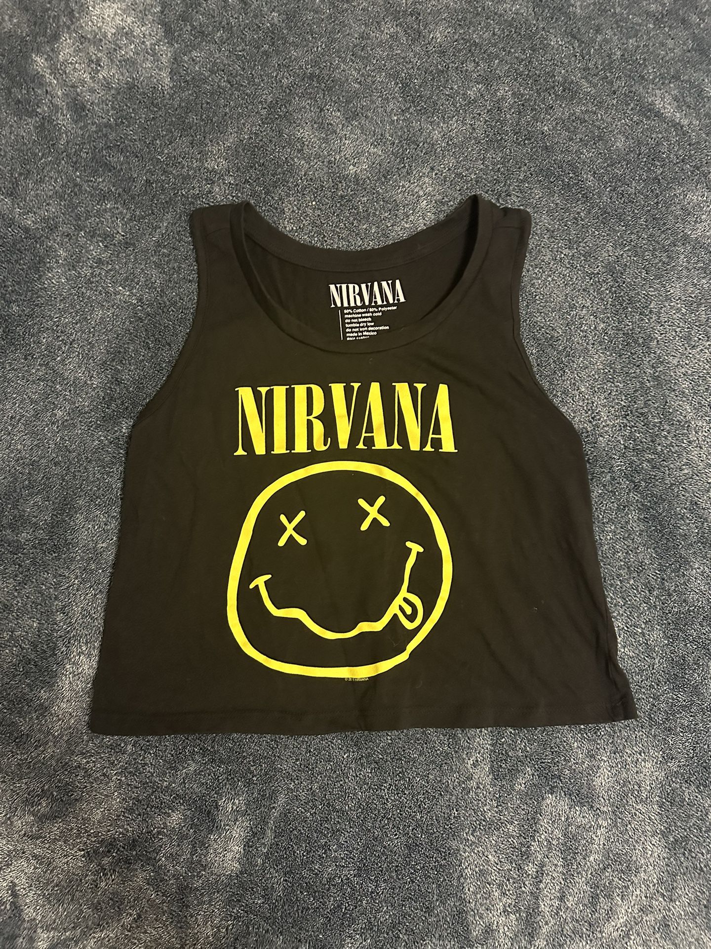Nirvana cropped shirt 