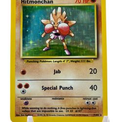 1999 Pokémon Game Hitmonchan-Holo