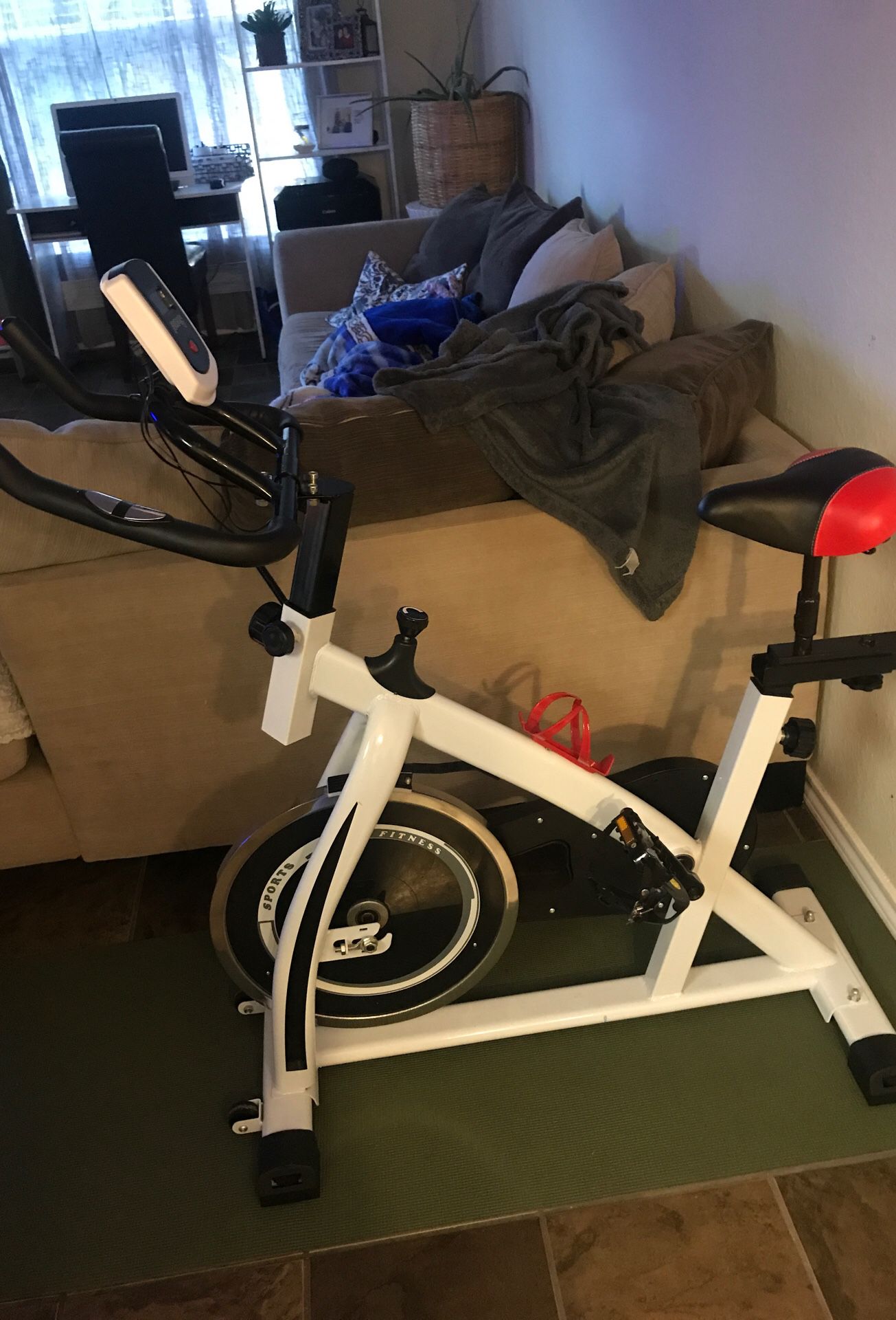 AKONZA Stationary Indoor Cycling Exercise Bicycle