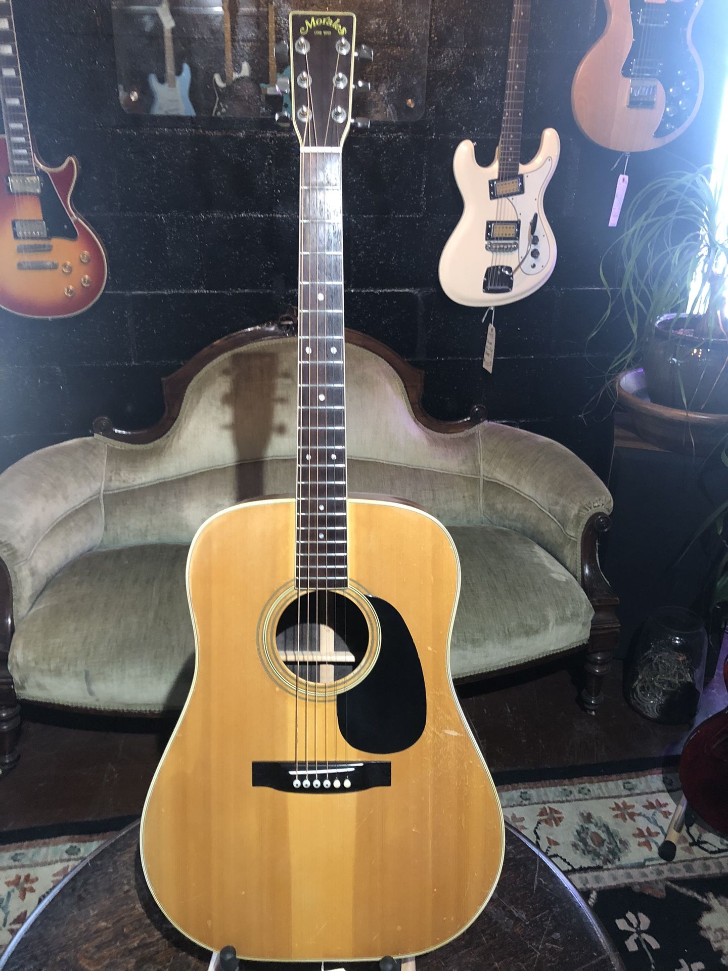 Morales Lyre Bird acoustic guitar