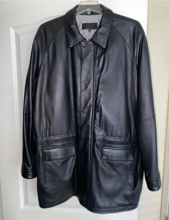 Men's Large Brandini Genuine Leather Jacket 