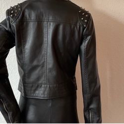 Miss London Large Faux Leather Jacket  $25