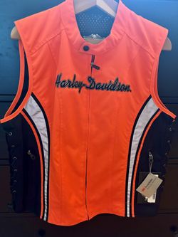 New Women’s High Viz. Harley Davidson Vest