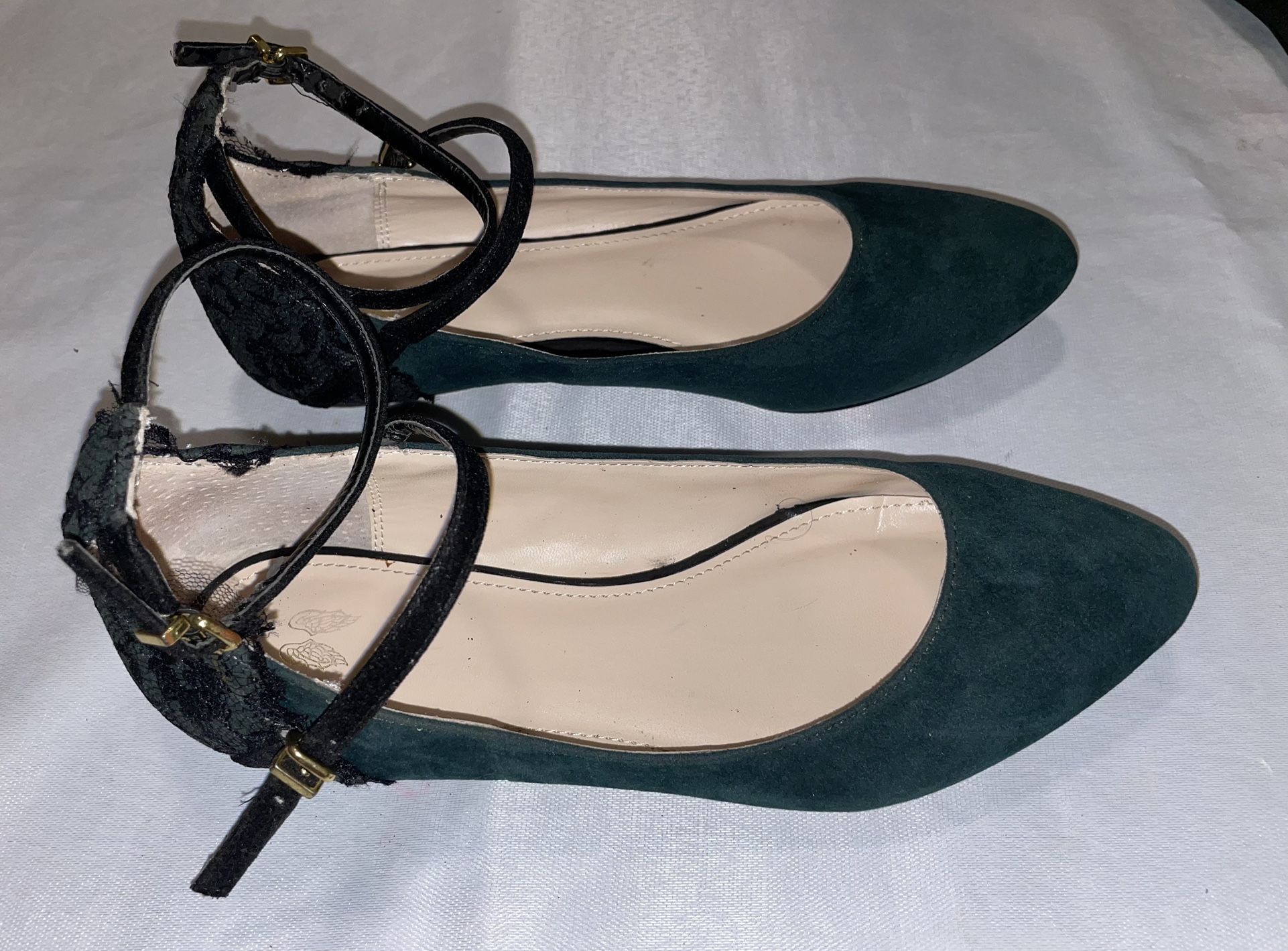 Dark Green Flats