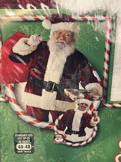 Brand New Men's XL Santa Suit - Complete Set for a Jolly Christmas!