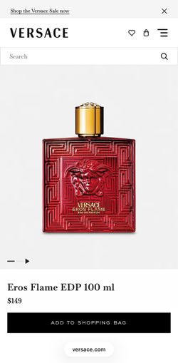 Versace Eros Flame Eau de Parfum 100ml