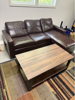 Table and couch