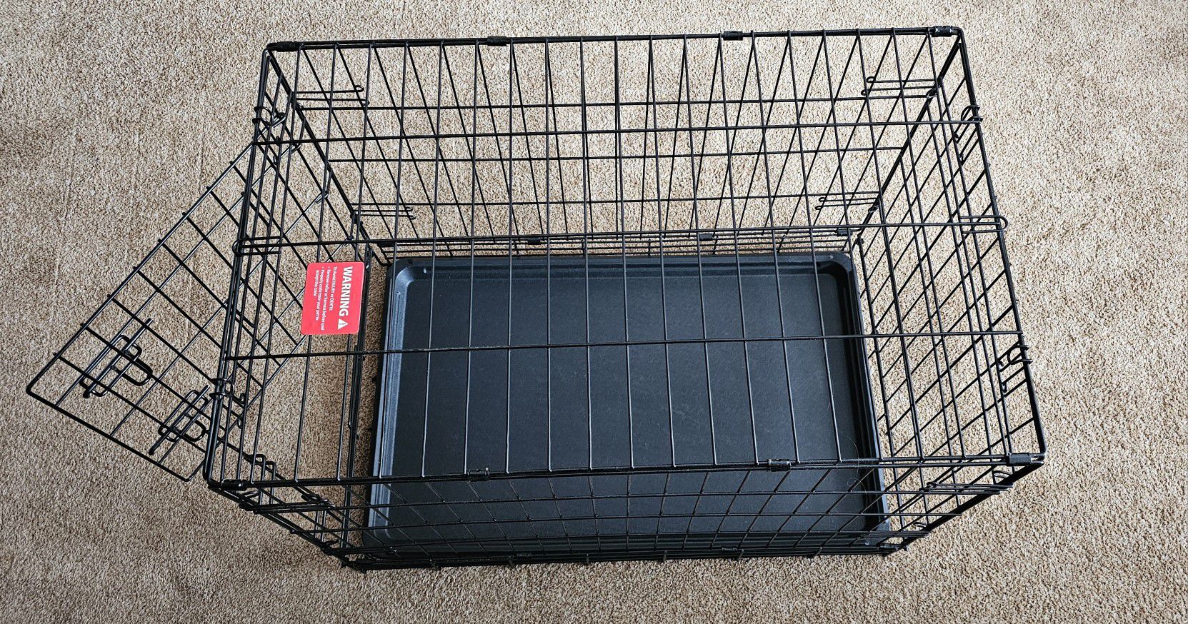 Pet/Dog Cage -Open Box New - M Size - Ideal for Safe and Secure Resting Space
