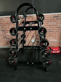 Barbells with Barbell Rack