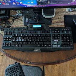 Logitech G510s Gaming Keyboard Wired USB Backlit LCD Display Macro Keys - Tested