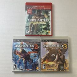 Uncharted 1 2 3 Trilogy PlayStation 3 PS3