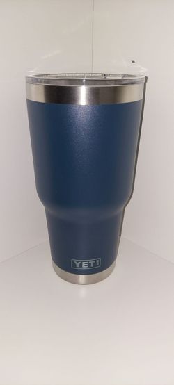 YETI Rambler Tumbler Navy Blue with Lid 30oz