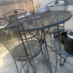 Metal Outdoor Patio Set