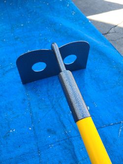Mortar Hoe with Fiberglass Handle