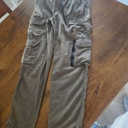 Baggy Aeropostale Utility Cargo Pants With Jogger Cinch (Mens XS)