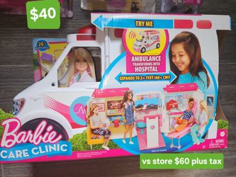 Barbie Care Clinic Ambulance Playset